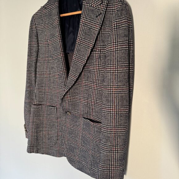 Eleventy single breasted blazer in a houndstooth plaid - Picture 3 of 7